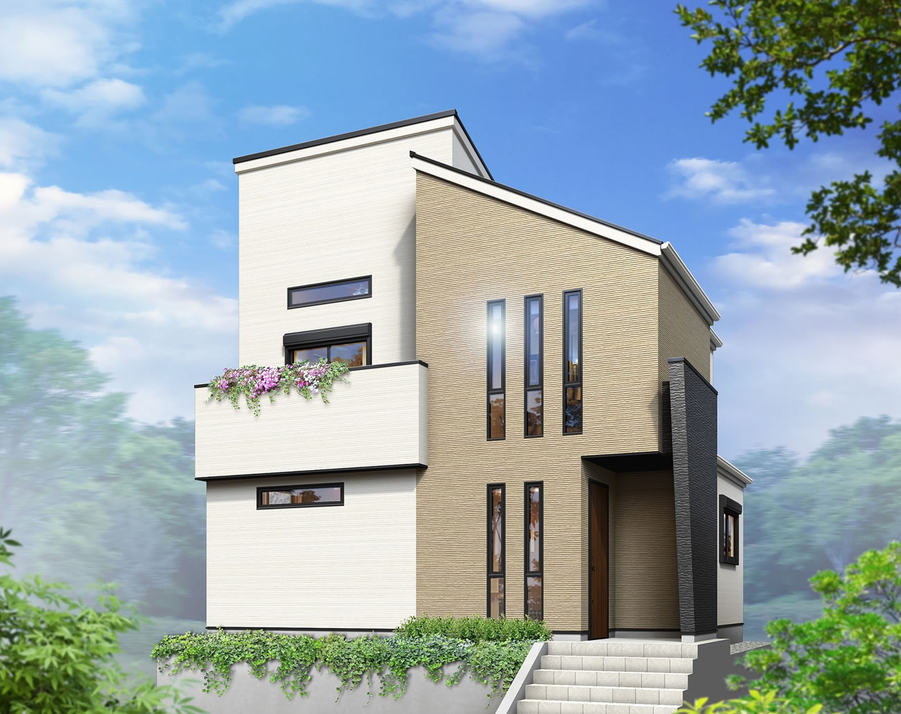 CRASIS上ヶ原山手町　3号地完成予想パース